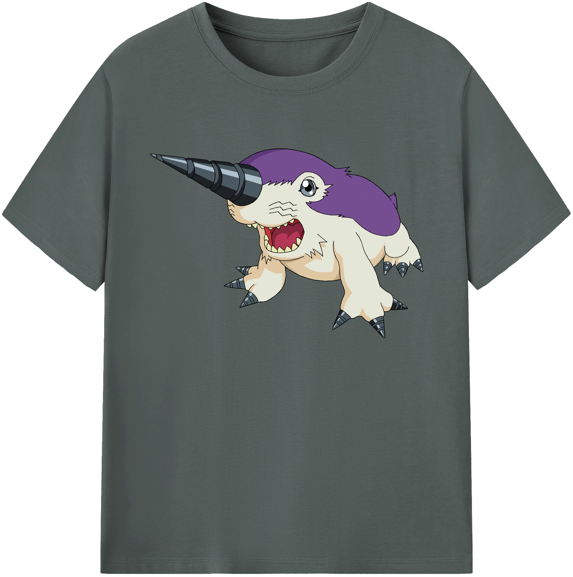 （画像用） Digimon デジタルモンスター/デジモン 綿100％ メンズ半袖Tシャツ｜肌触りやわらか＆通気性